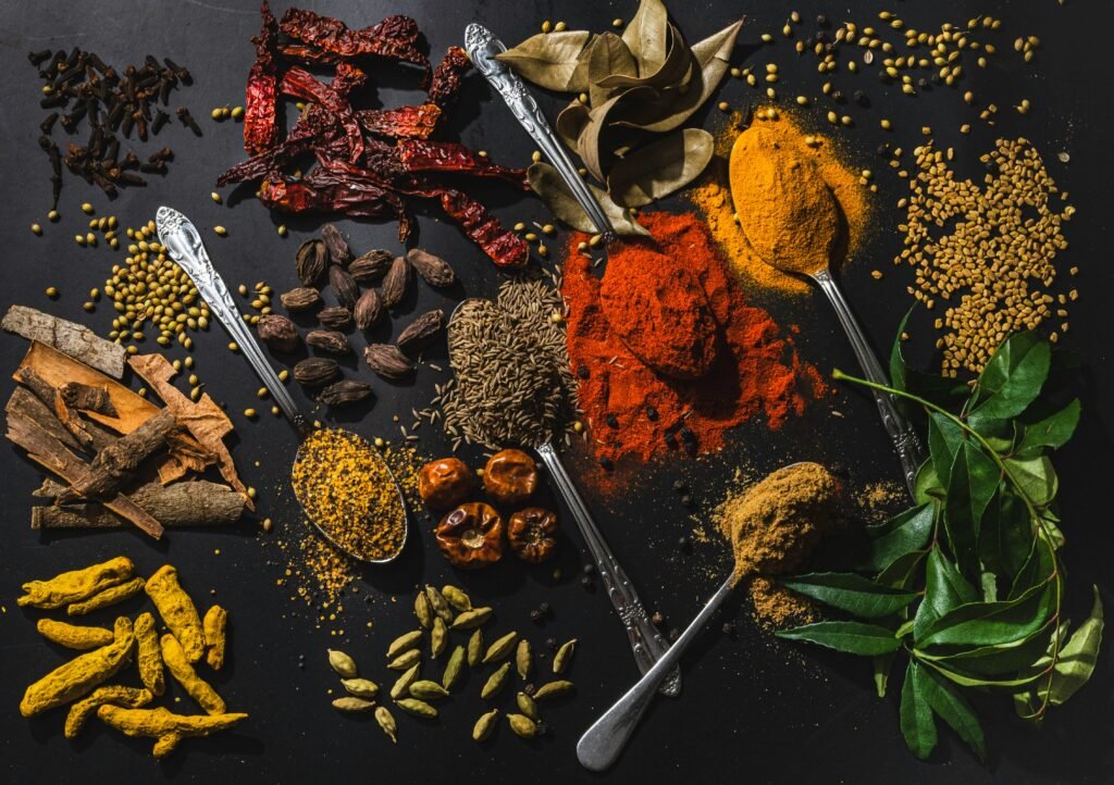 whole and ground spices